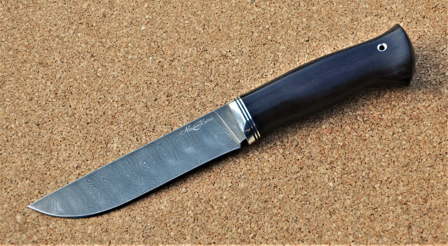 Damast DamaszenerStahl OutdoorMesser Nazarov Knives Handarbeit HRC62 Обвалочный