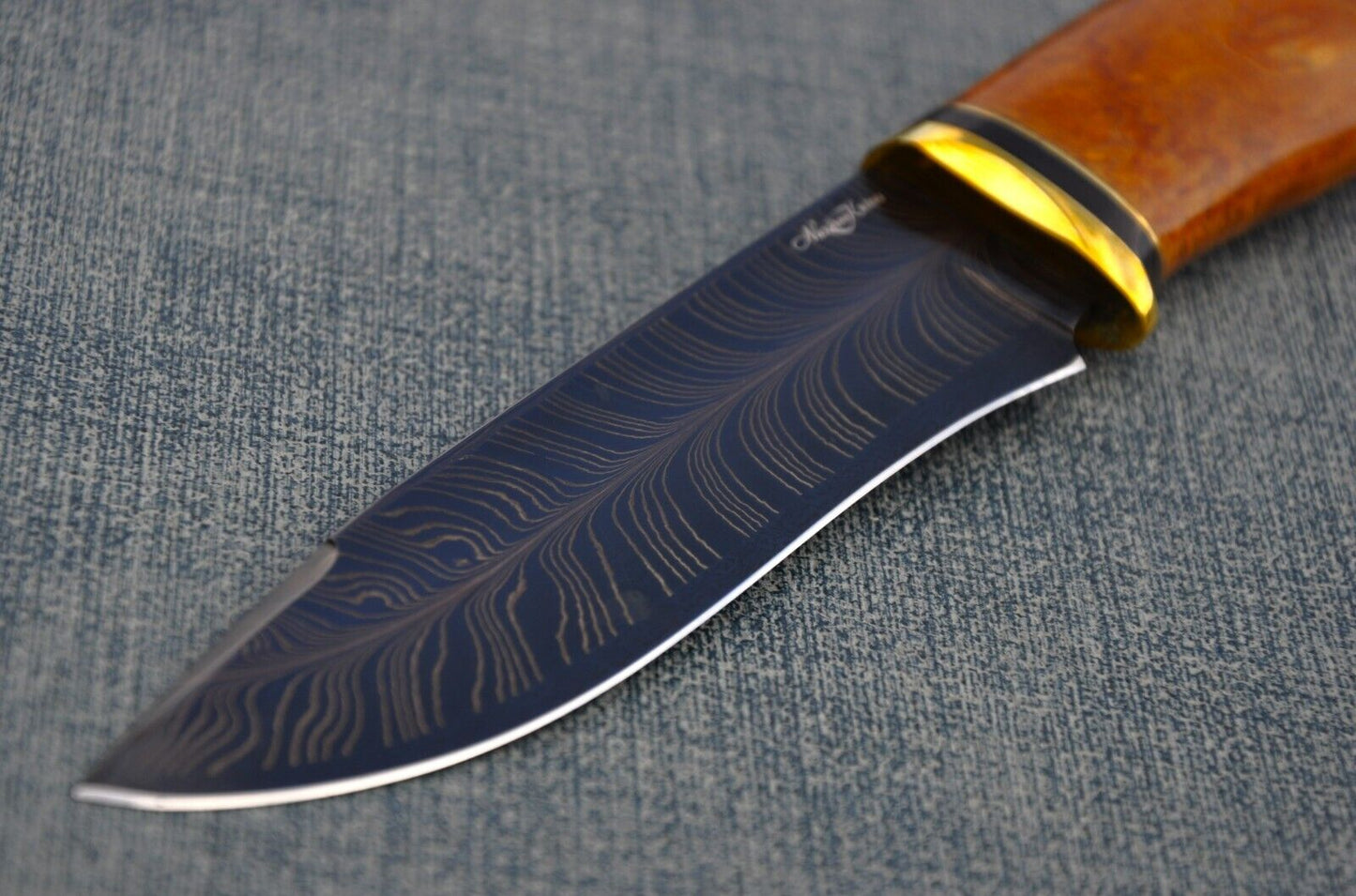 Nazarov Knives Russland Mosaik Damast Stahl OutdoorJagd Messer Handarbeit HRC62