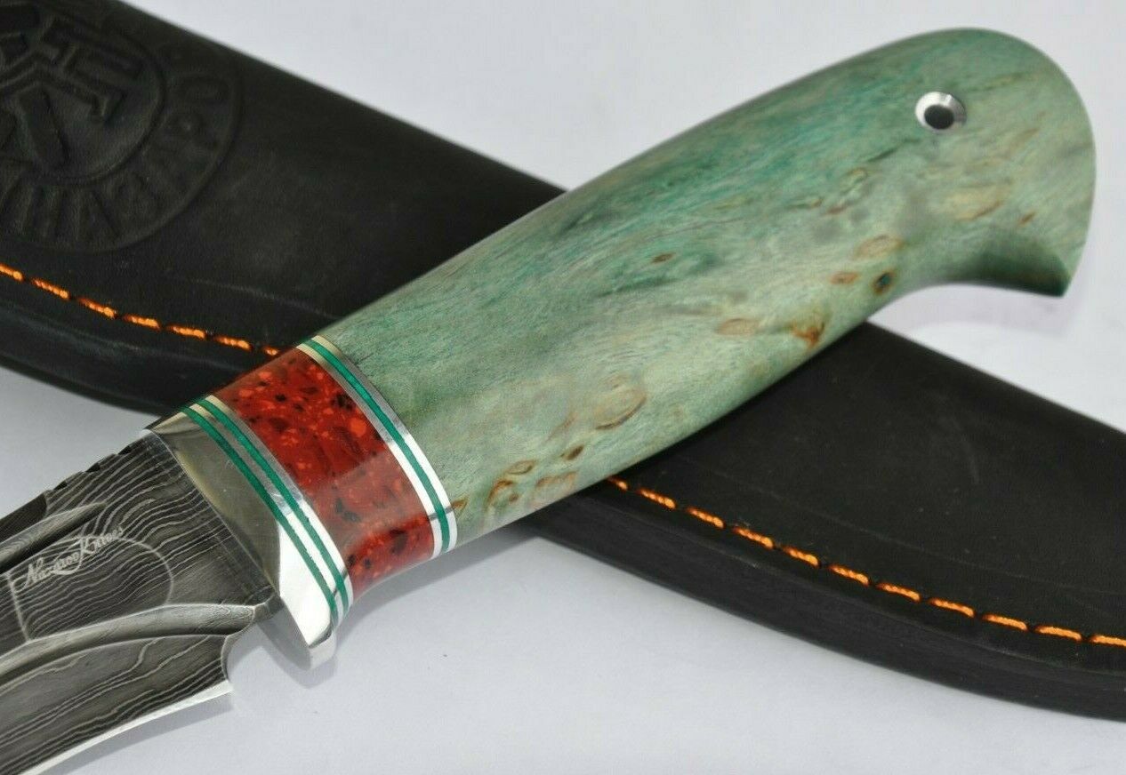 Nazarov Knives Damaszener Stahl Outdoor Jagdmesser