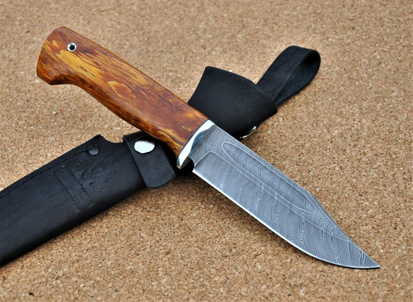 Damaszener Stahl Outdoor Damast Messer Nazarov Knives Handarbeit HRC62 Дельфин