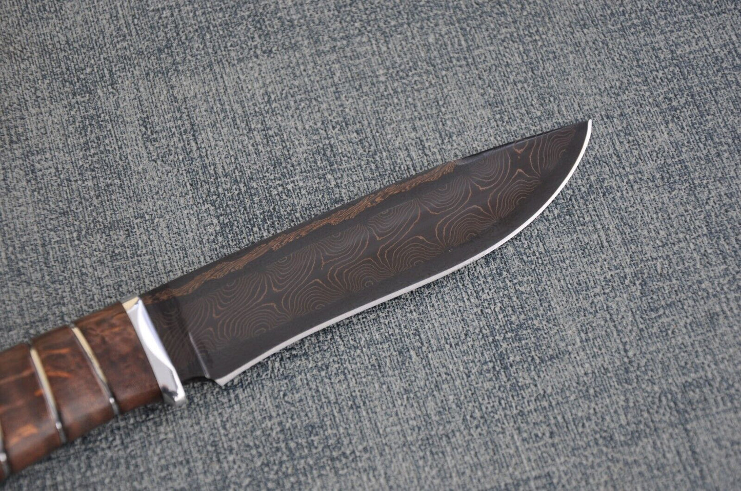 Nazarov Knives Russland Mosaik Damast Stahl Outdoor JagdMesser Handarbeit HRC62