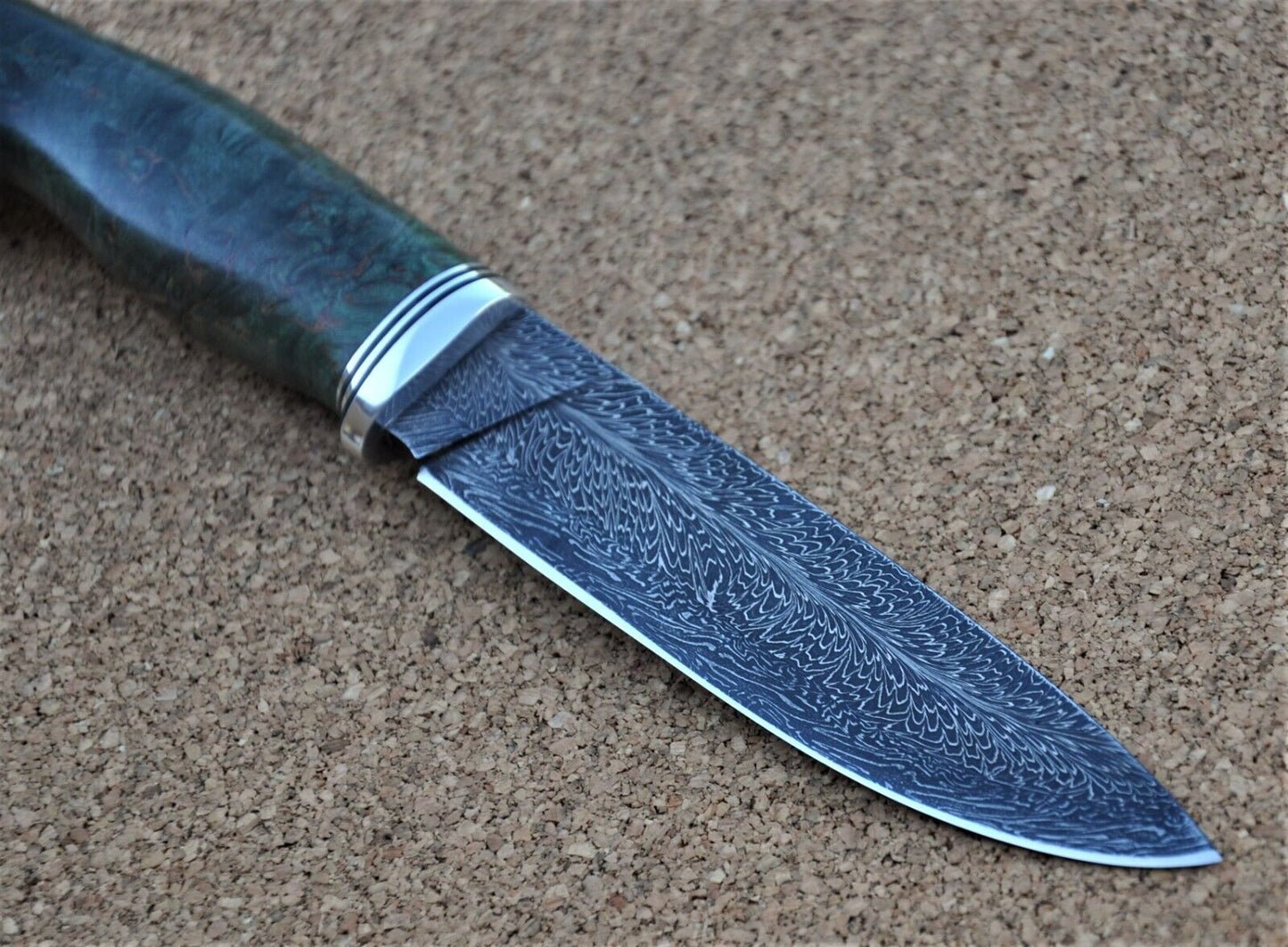 Nazarov Knives Russland Mosaik Damast Stahl Outdoor JagdMesser Handarbeit HRC62