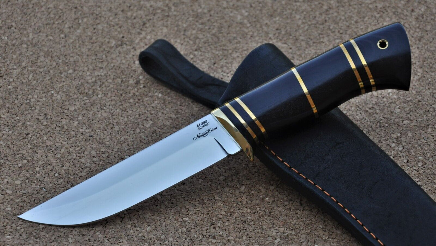 M390 Stahl ROSTFREI Outdoor Jagd Messer Nazarov Knives Handarbeit HRC62 Налим