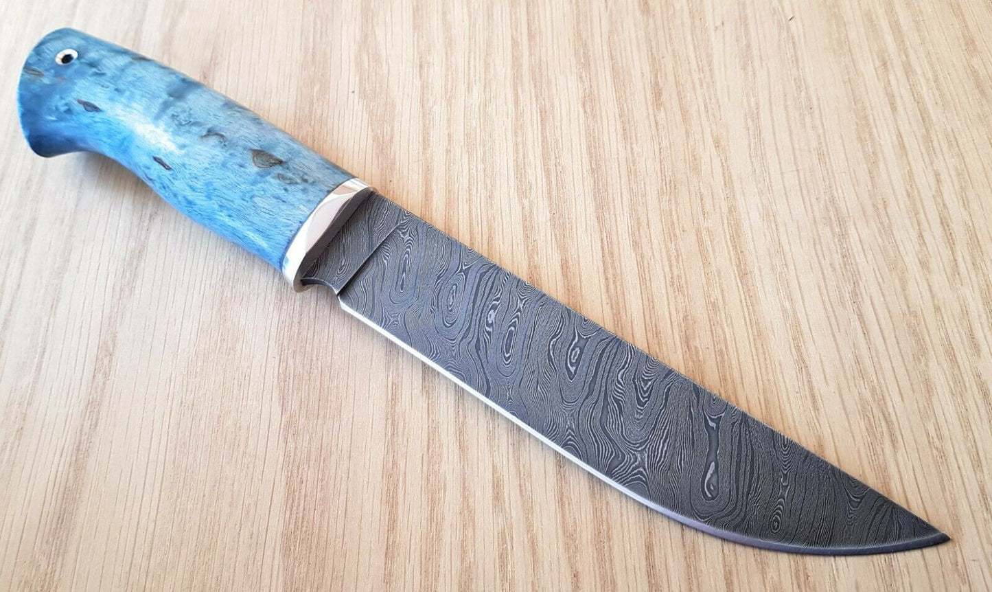 Nazarov Knives Damaszener Stahl Outdoor Jagdmesser