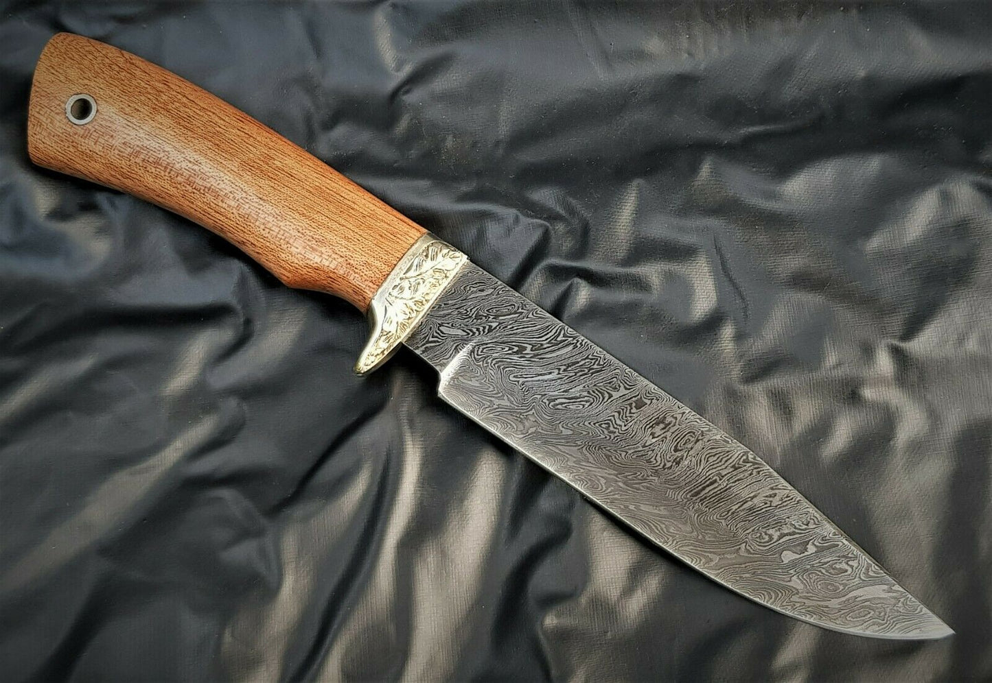 A.Marushin Outdoor Jagd Messer Damaszener Stahl Handarbeit