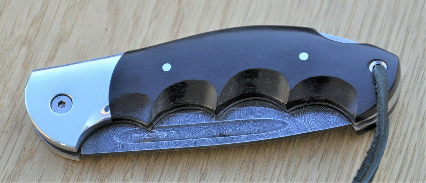 Nazarov Knives Damaszener Stahl Outdoor Klappmesser