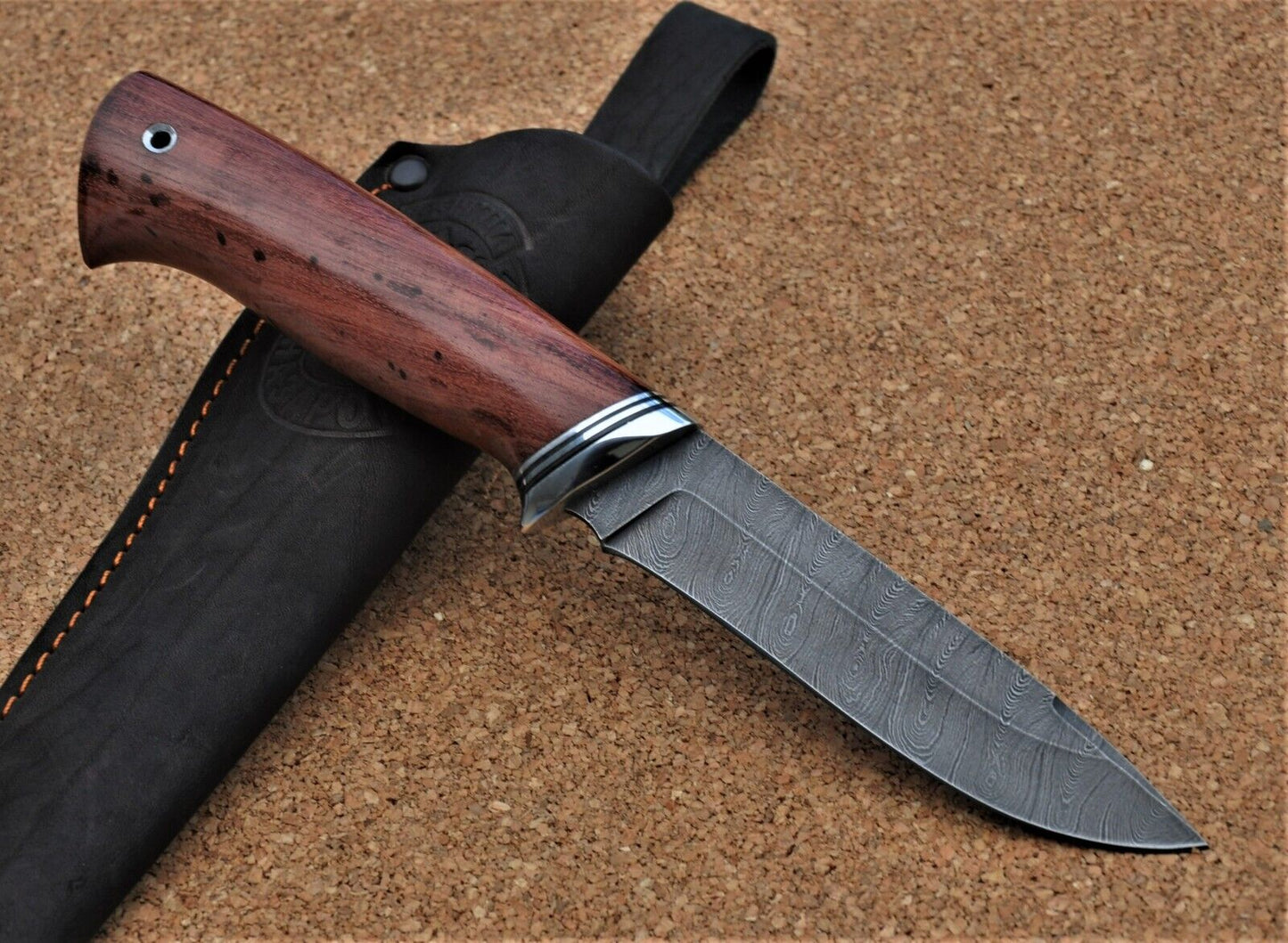 Damast Damaszener Stahl Outdoor Messer Nazarov Knives Handarbeit HRC62 Сокол