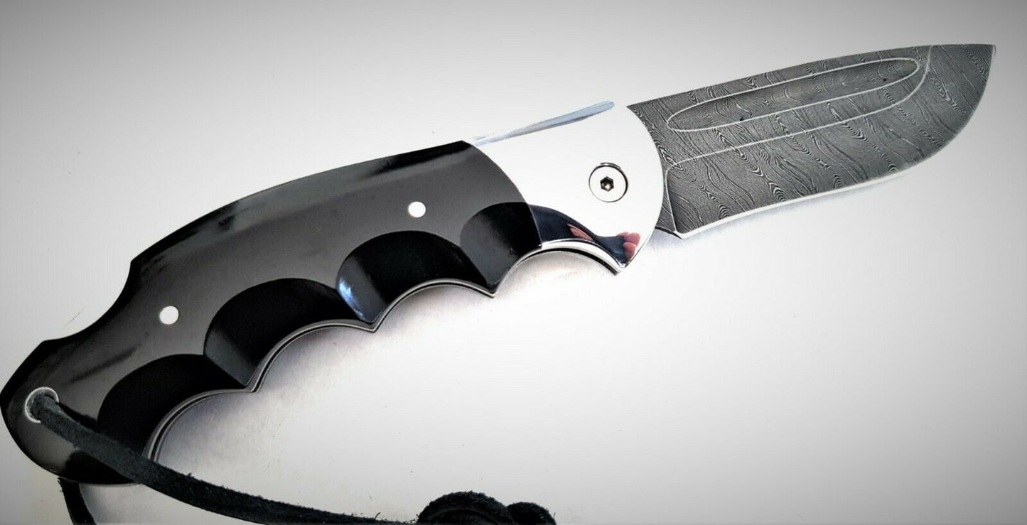Nazarov knives Russland Damast Stahl Outdoor Орёл Klappmesser handarbeit HRC 62