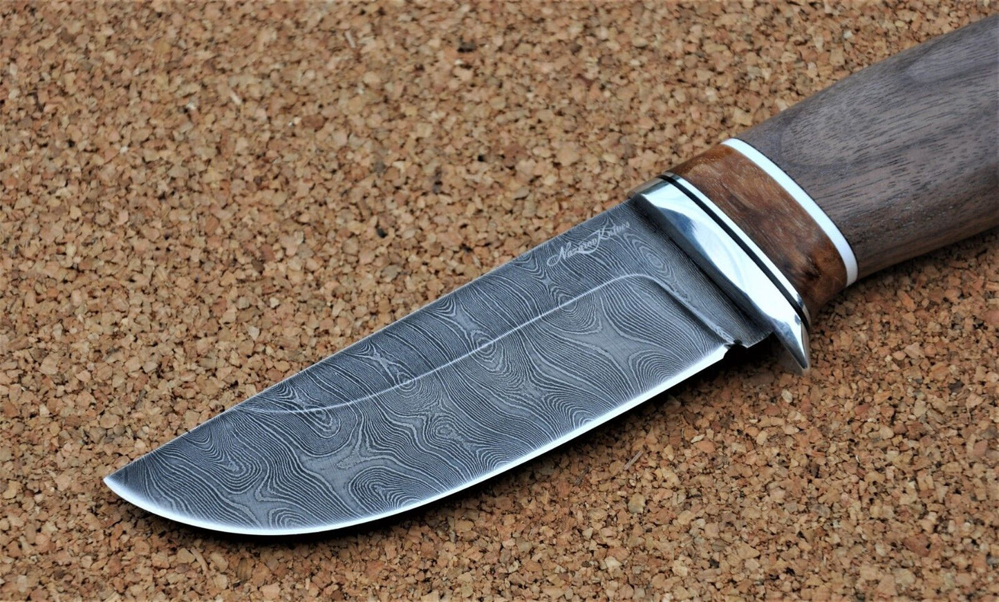 Damaszener Stahl Outdoor Jagd Damast Messer Nazarov Knives Handarbeit HRC62