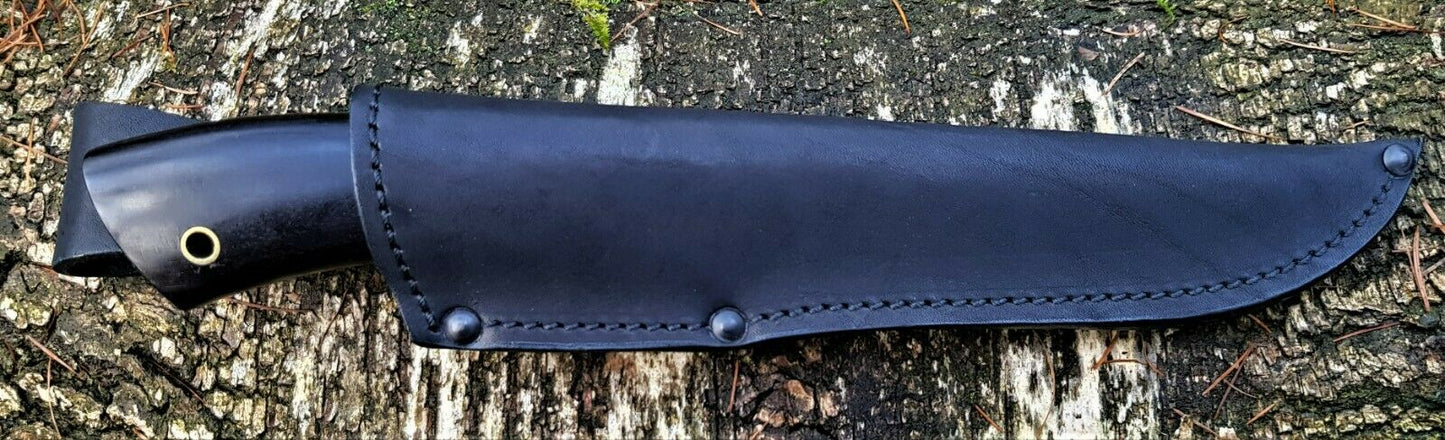 A.Marushin Outdoor Jagdmesser Damaszener Stahl Handarbeit