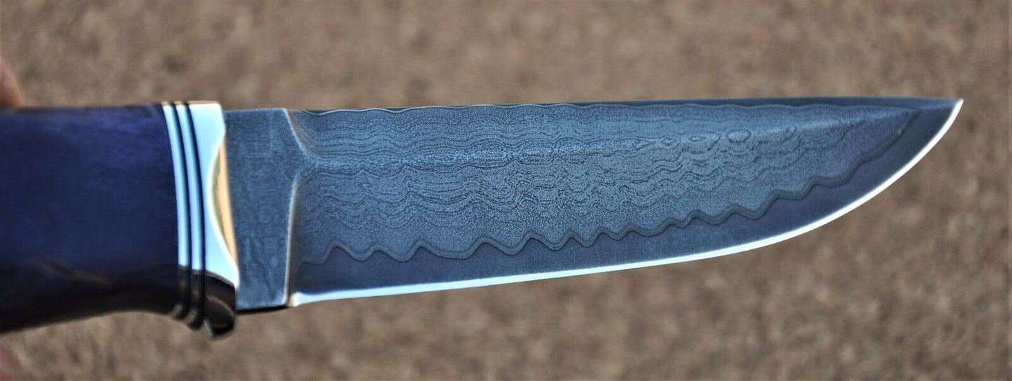 Nazarov Knives Russland San Mai DamastStahl Outdoor JagdMesser Handarbeit HRC62