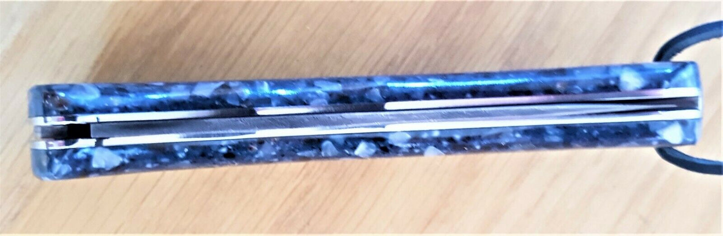 Nazarov Knives Russland DamastStahl OutdoorТаёжник Klappmesser Handarbeit HRC62