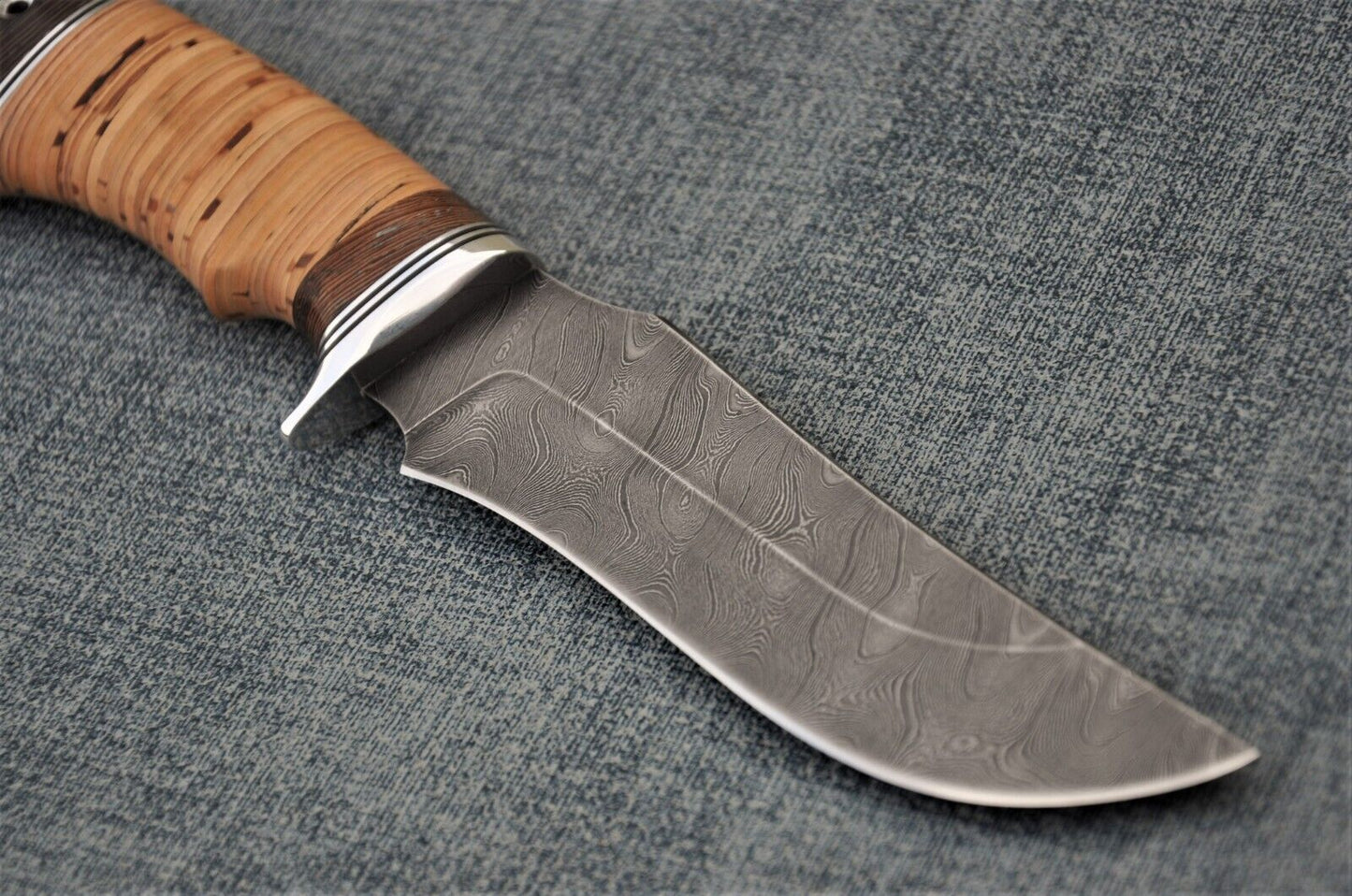 Damast Damaszener Stahl OutdoorMesser Nazarov Knives Handarbeit HRC62 Мангуст