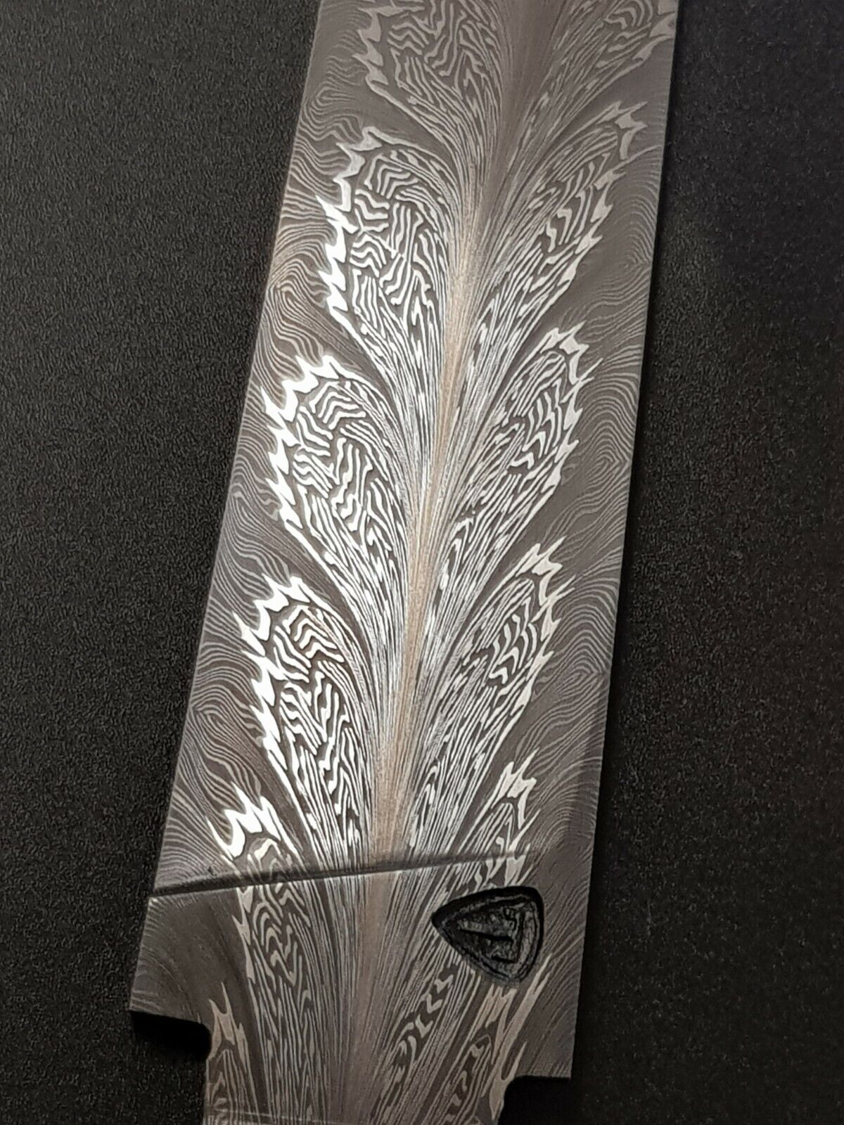 Exklusive Mosaikdamast Klinge Damascus Steel Messer S.Tikhomirov