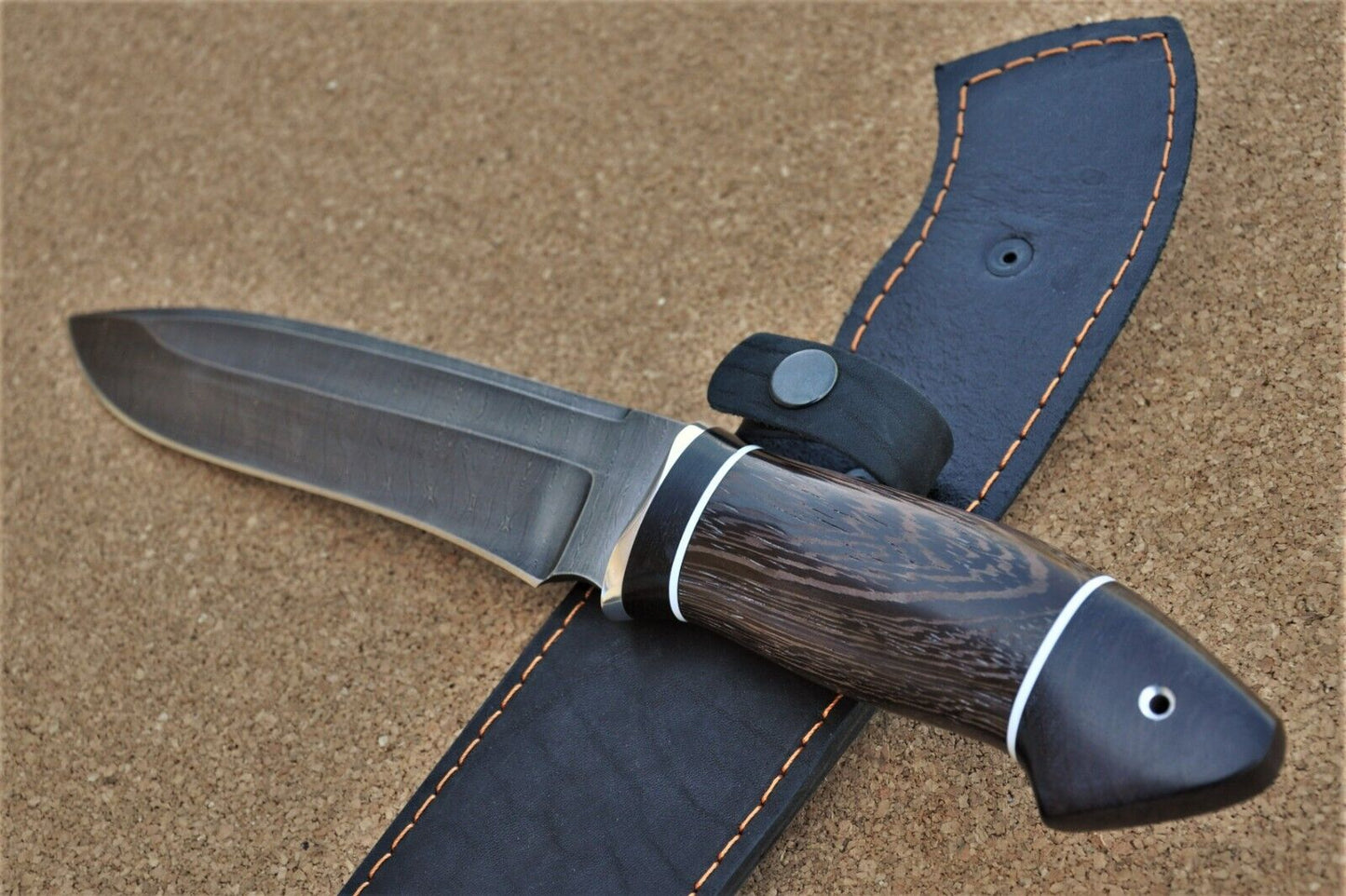 Damaszener Stahl Outdoor Jagdmesser Nazarov Knives Handarbeit