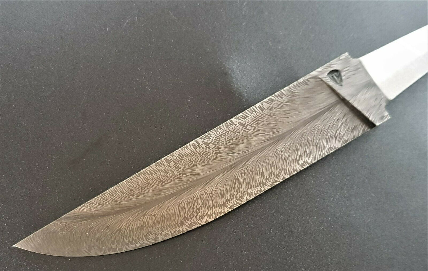 Exklusive Mosaik Damast Klinge Rohling Damascus Steel Messer HRC 60 Handarbeit