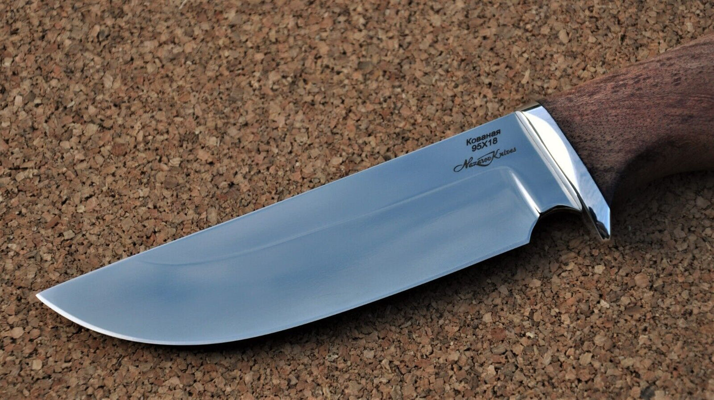 95H18 Stahl Rostfrei Outdoor Jagdmesser Handarbeit Nazarov Knives