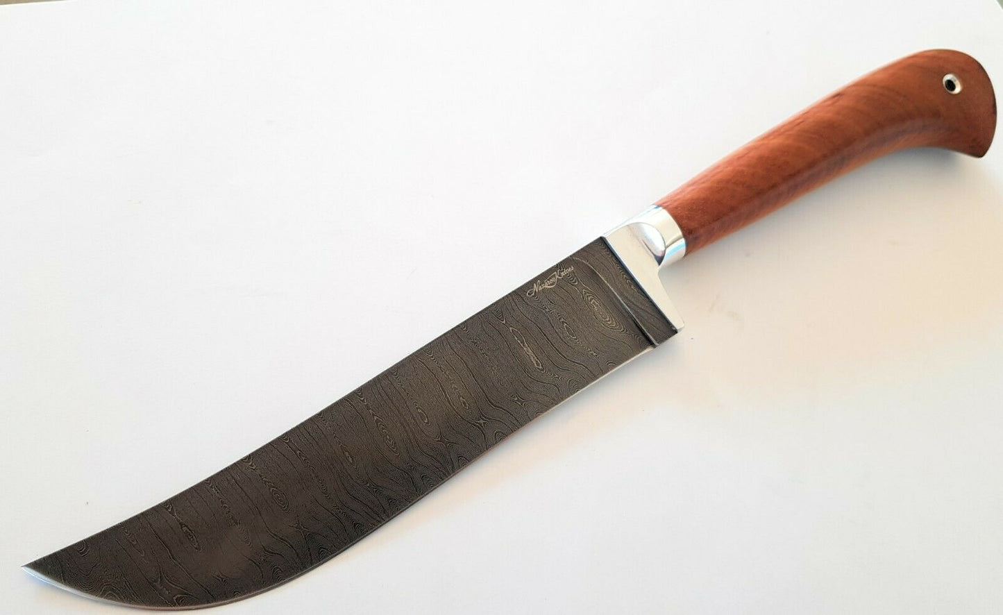 Nazarov Knives Russland Damast Küchenmesser Messer Узбек handarbeit HRC 62