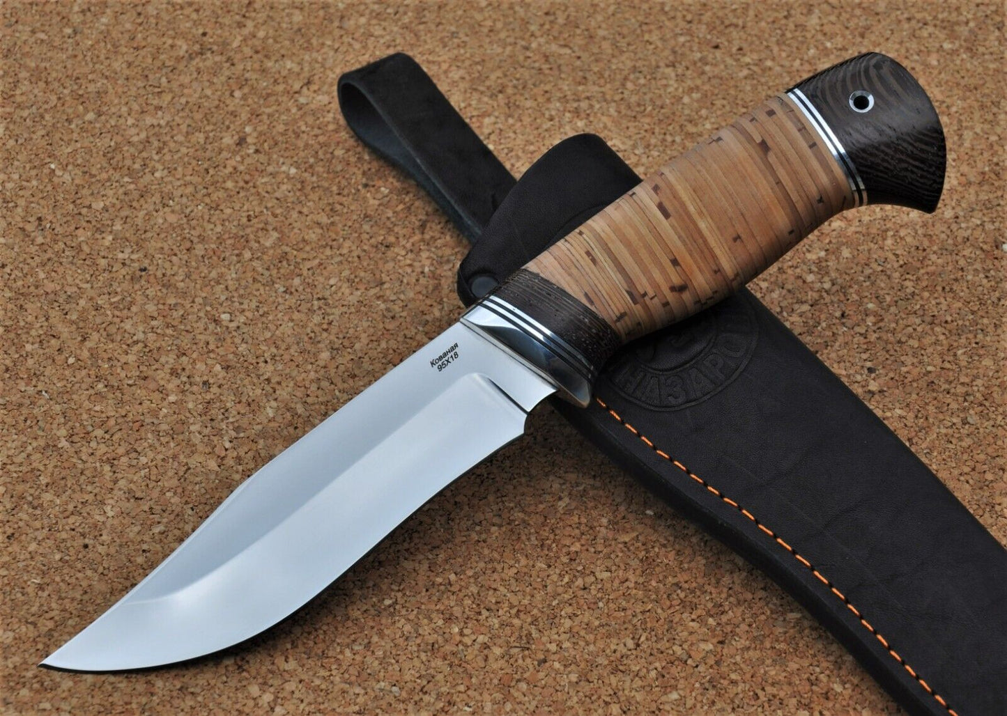 95H18 Stahl Rostfrei Outdoor Jagdmesser Handarbeit Nazarov Knives