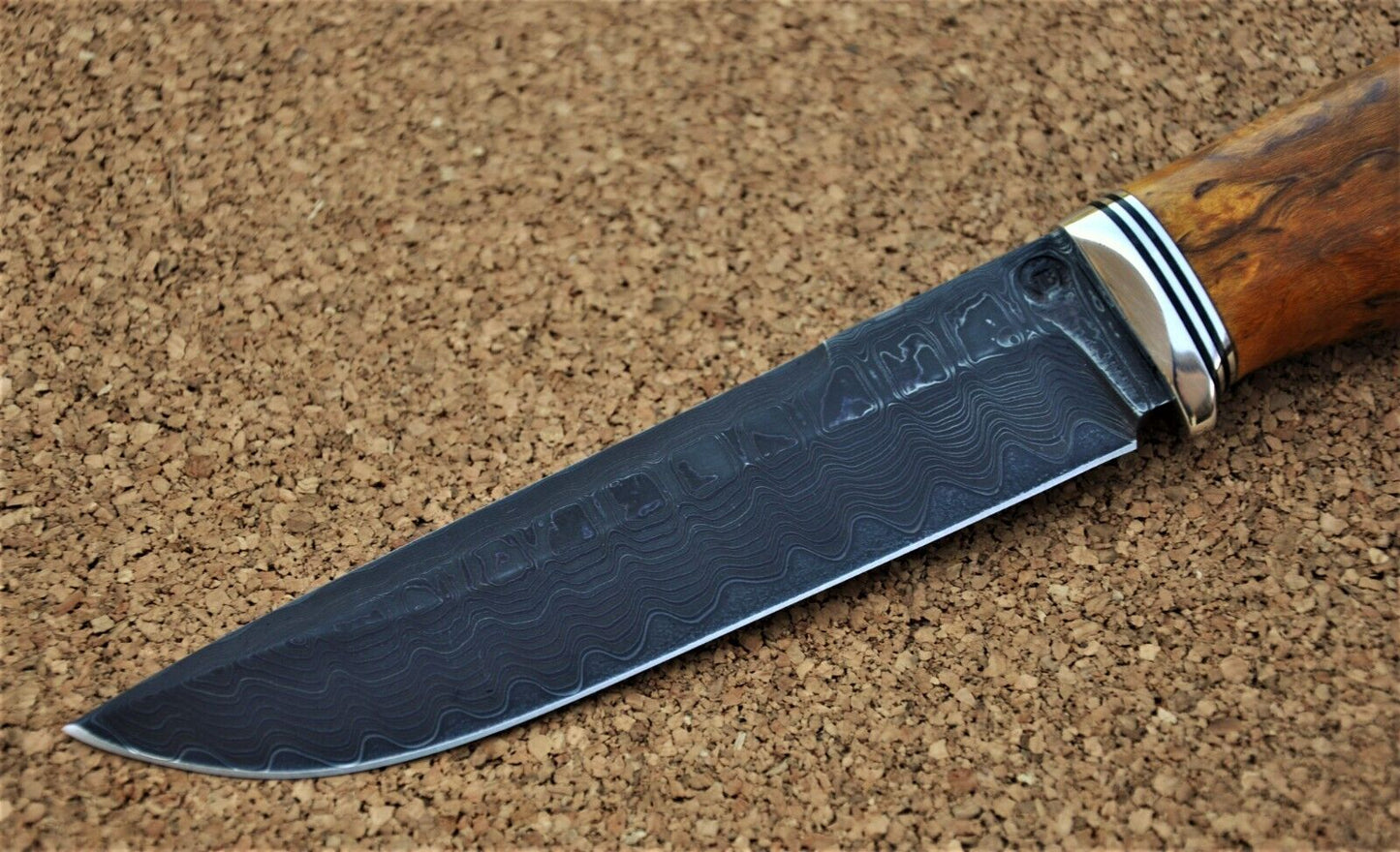 Nazarov Knives Russland Mosaik Damast Stahl Outdoor JagdMesser Handarbeit HRC62