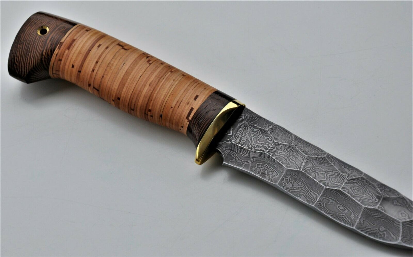 Nazarov Knives Damaszener Stahl Outdoor Jagdmesser
