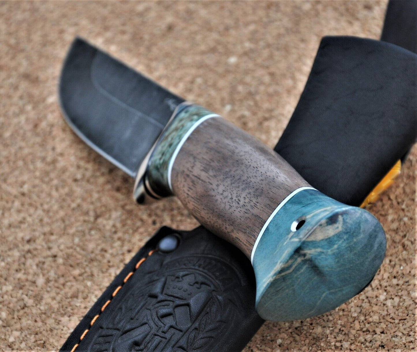 Damaszener Stahl Outdoor Jagd Damast Messer Nazarov Knives Handarbeit HRC62