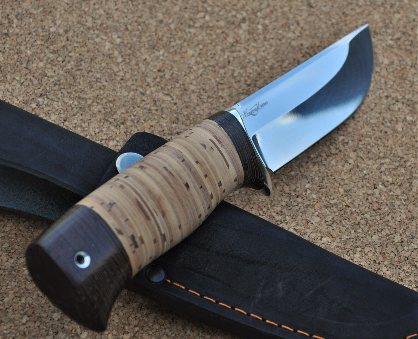 95H18 Stahl Rostfrei Outdoor Jagdmesser Handarbeit Nazarov Knives