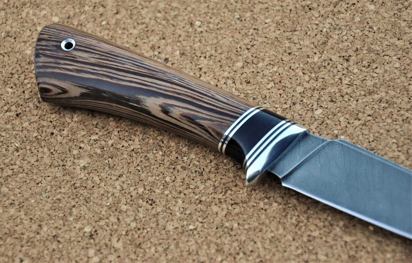 Damaszener Stahl Outdoor Jagdmesser Nazarov Knives Handarbeit