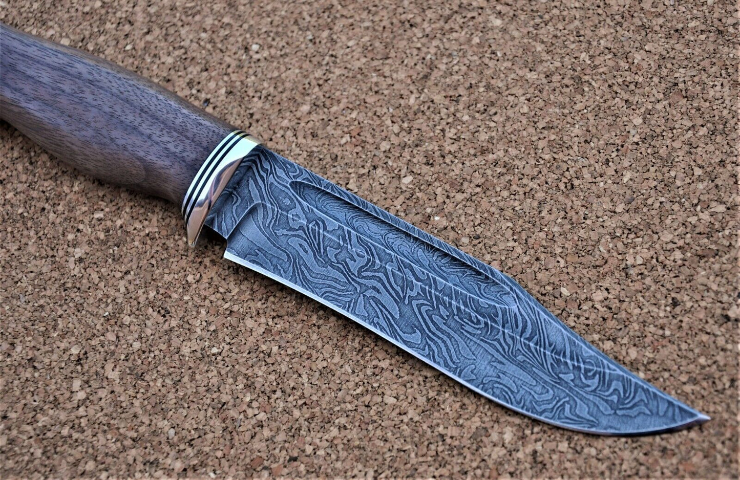 Damaszener Stahl Outdoor Jagd Damast Messer Nazarov Knives Handarbeit HRC62