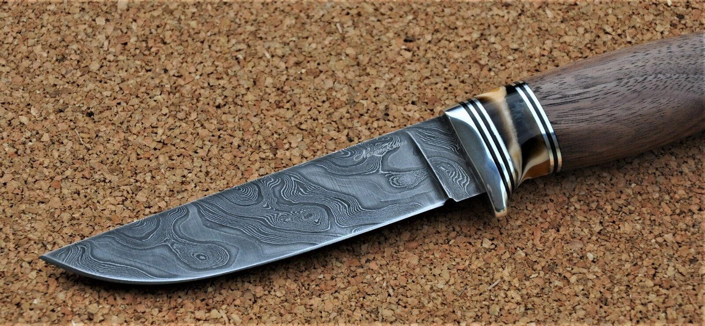 Damaszener Stahl Outdoor Jagd Damast Messer Nazarov Knives Handarbeit HRC62