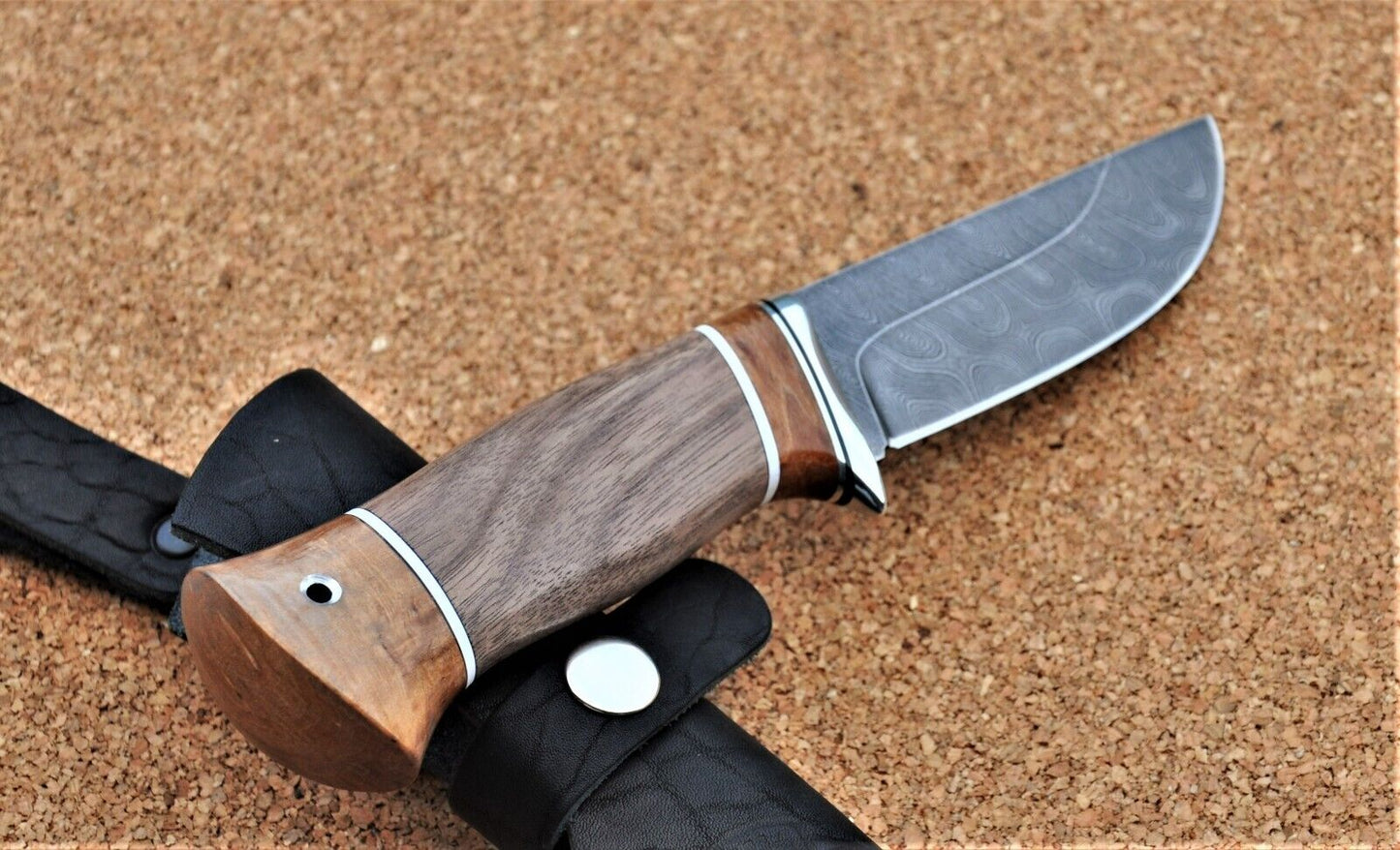 Damaszener Stahl Outdoor Jagd Damast Messer Nazarov Knives Handarbeit HRC62