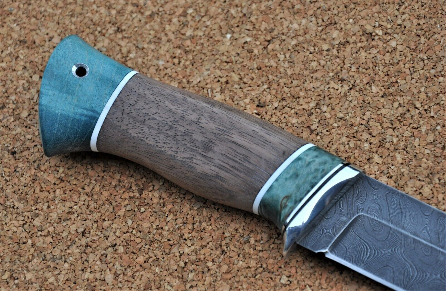 Damaszener Stahl Outdoor Jagd Damast Messer Nazarov Knives Handarbeit HRC62