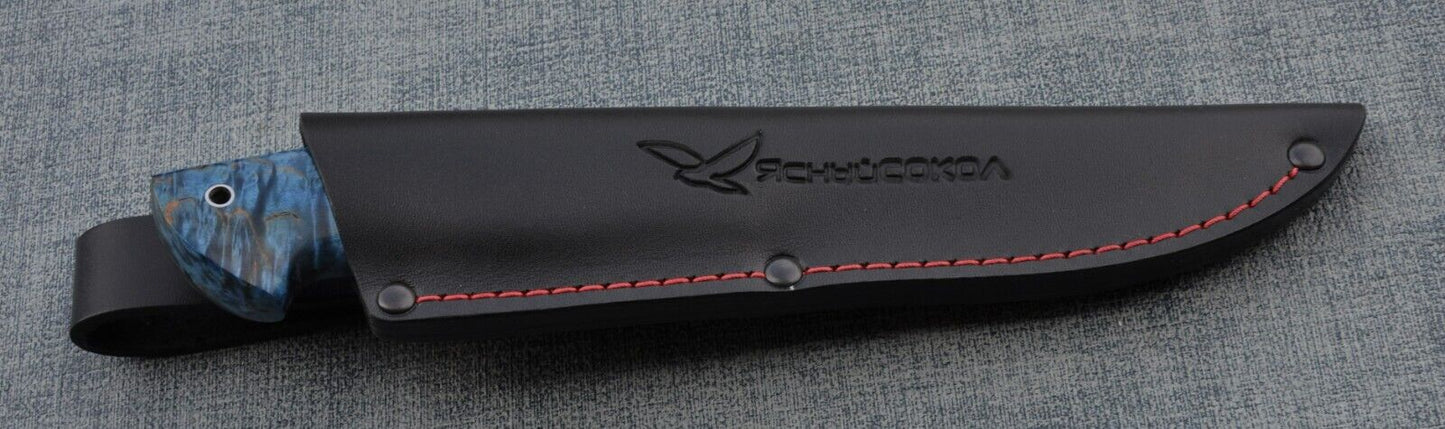 H12MF Stahl Outdoor Jagdmesser Yasniy Sokol Handarbeit