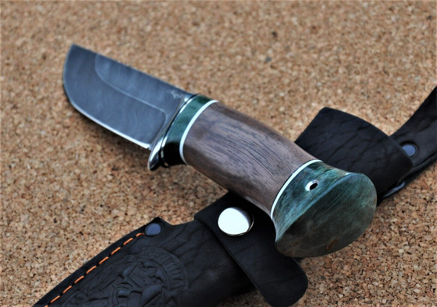 Damaszener Stahl Outdoor Jagd Damast Messer Nazarov Knives Handarbeit HRC62