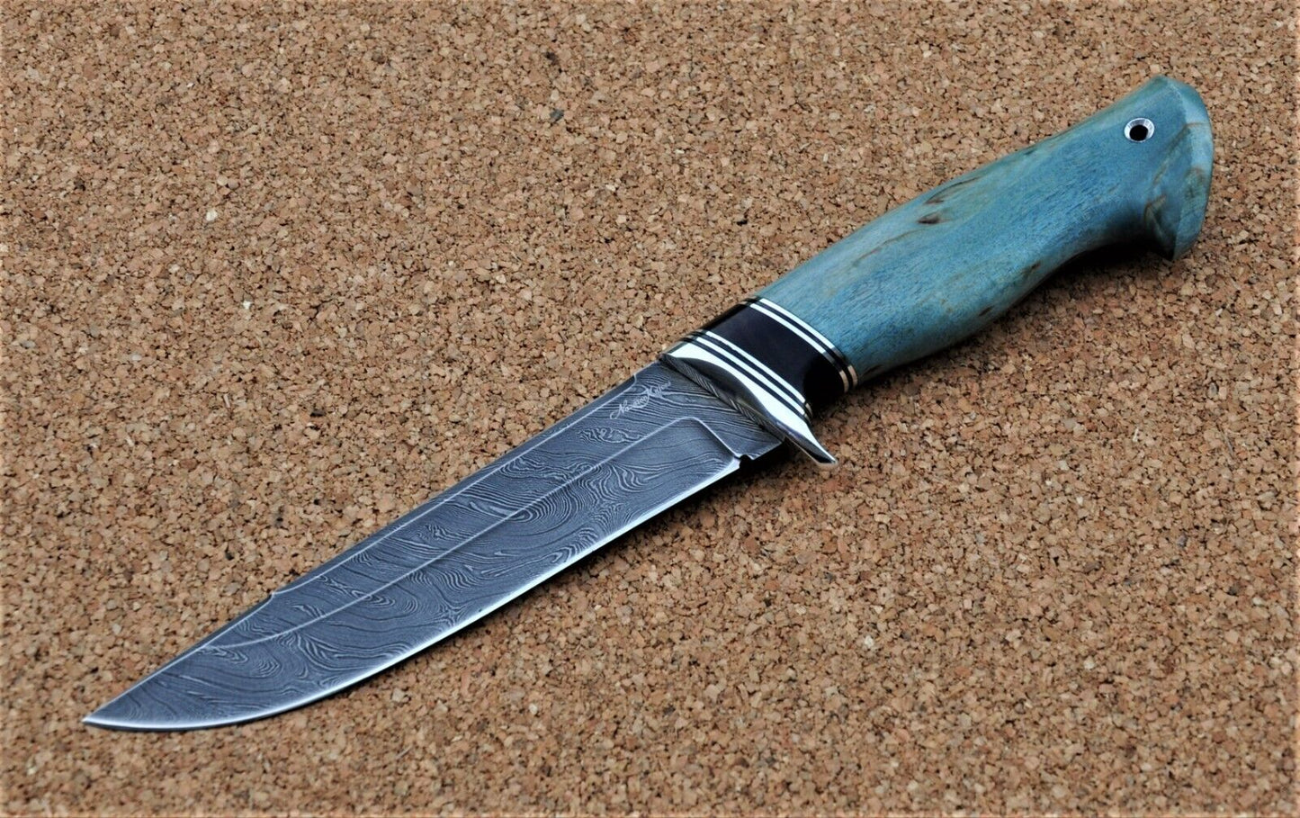 Damaszener Stahl Outdoor Jagd Damast Messer Nazarov Knives Handarbeit HRC62