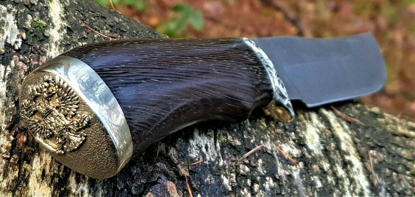 A.Marushin Outdoor Jagdmesser Damaszener Stahl Handarbeit