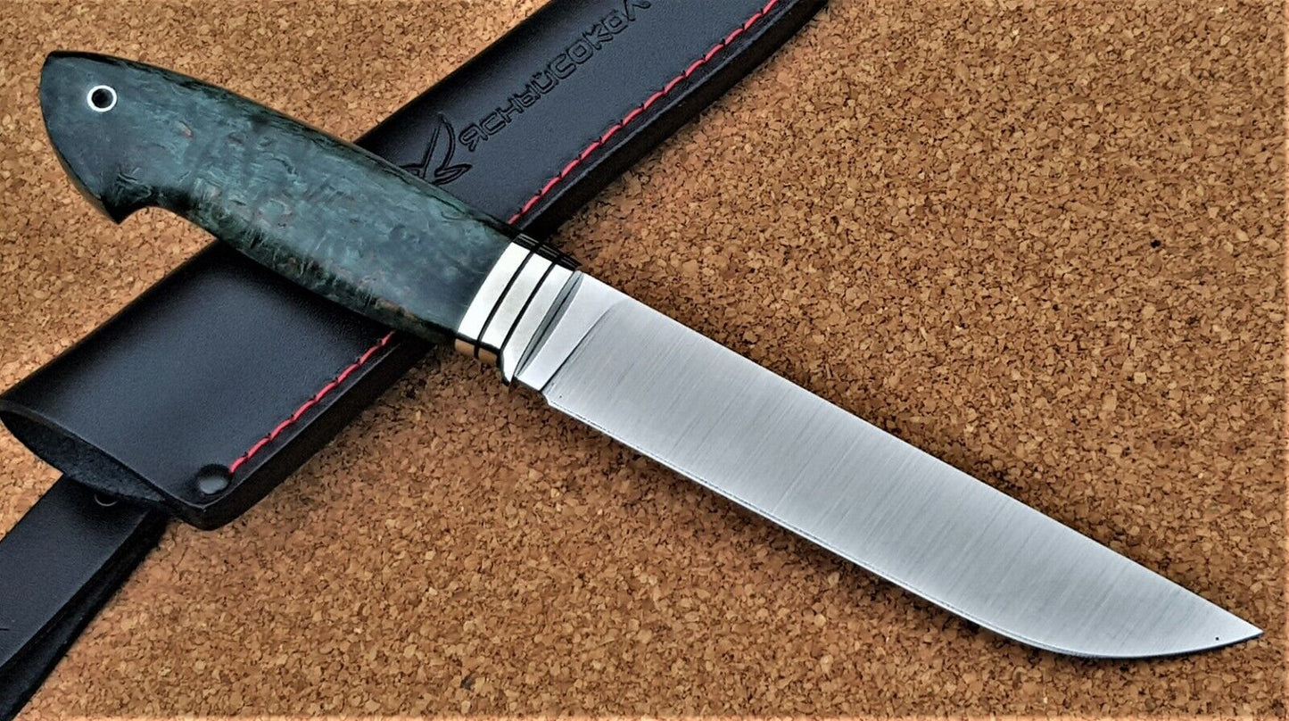 H12MF Stahl Outdoor Jagd Messer Yasniy Sokol Russland Handarbeit HRC 61 Кабан