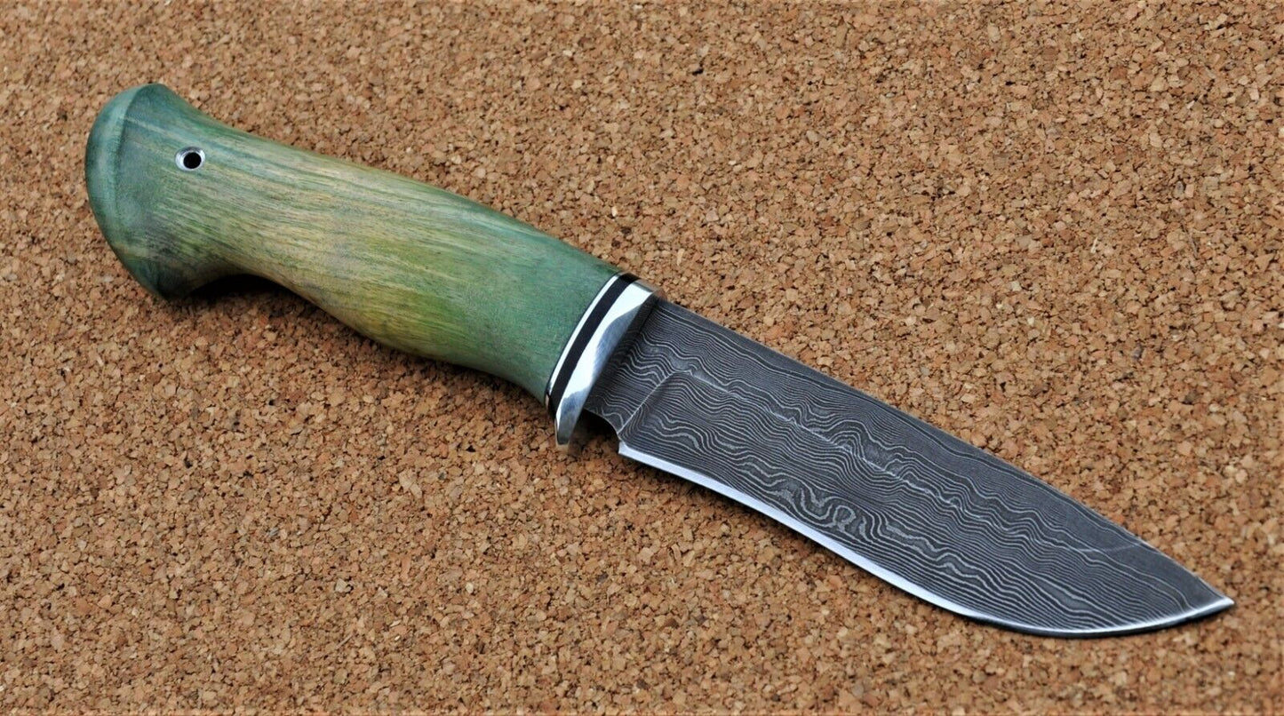 Damaszener Stahl Outdoor Jagd Damast Messer Nazarov Knives Handarbeit HRC62
