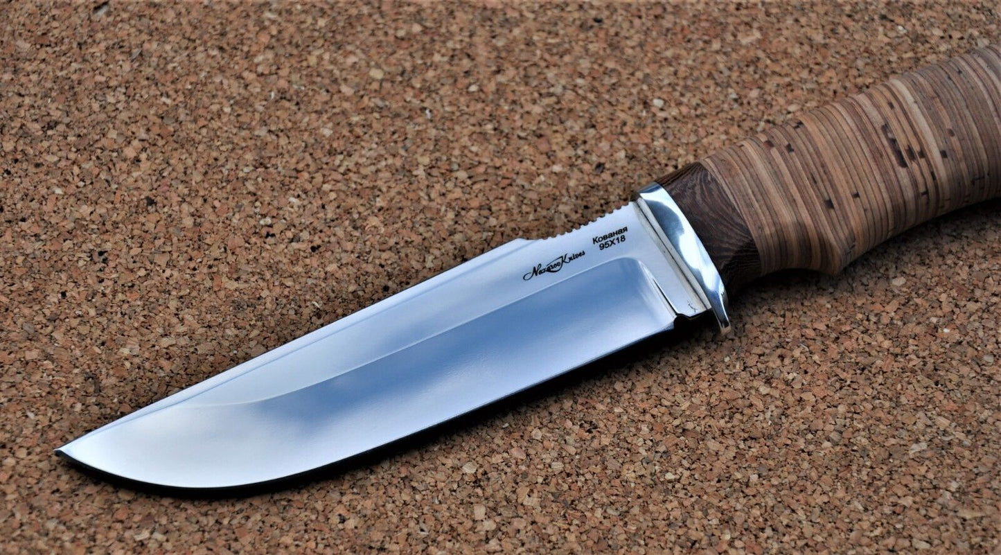95H18 Stahl Rostfrei Outdoor Jagdmesser Handarbeit Nazarov Knives