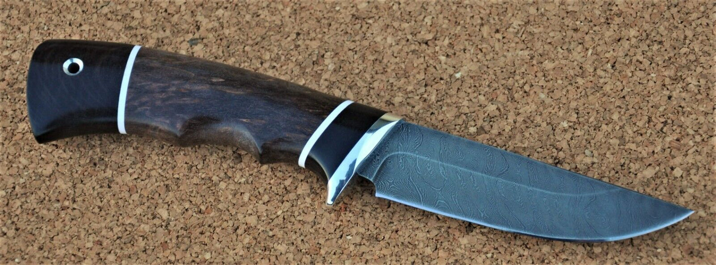 Damaszener Stahl Outdoor Jagdmesser Nazarov Knives Handarbeit