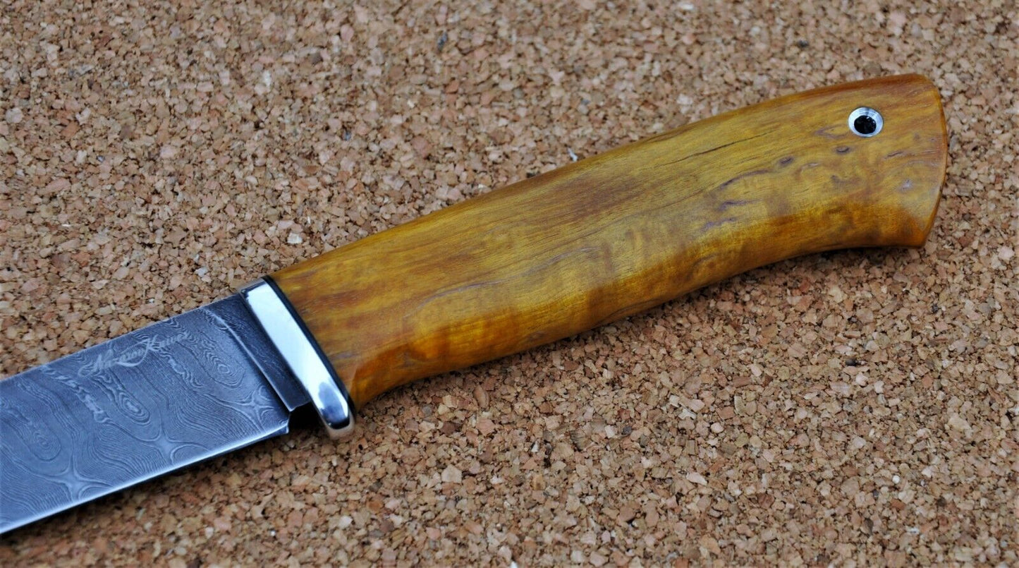 Damaszener Stahl Outdoor Damast Messer Nazarov Knives Handarbeit HRC62 Пантера
