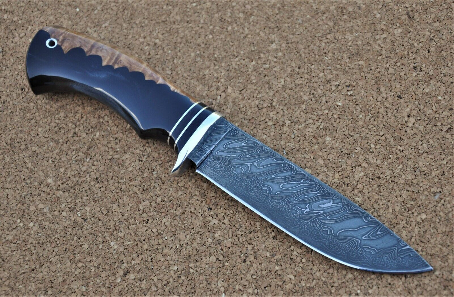 Mosaik Damast Stahl Outdoor Jagd Messer Nazarov Knives Handarbeit HRC62 Нептун