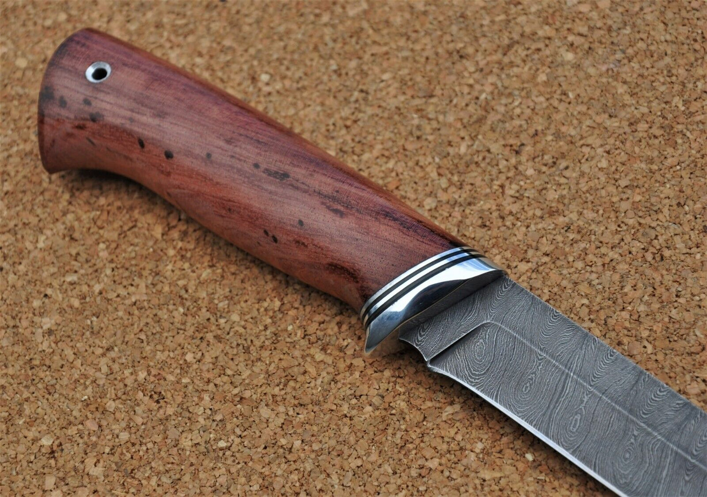 Damast Damaszener Stahl Outdoor Messer Nazarov Knives Handarbeit HRC62 Сокол
