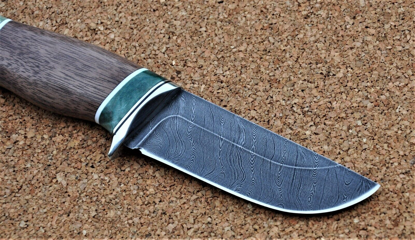 Damaszener Stahl Outdoor Jagd Damast Messer Nazarov Knives Handarbeit HRC62