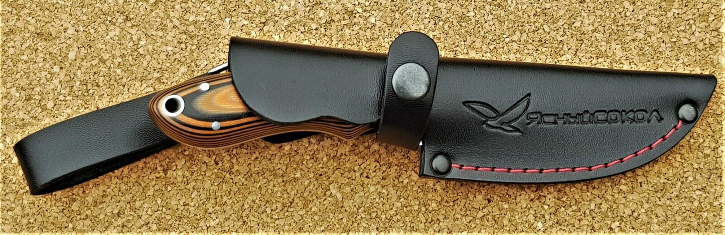H12MF Full Tang Outdoor Jagd Messer Yasniy Sokol Handarbeit HRC 61 Сова