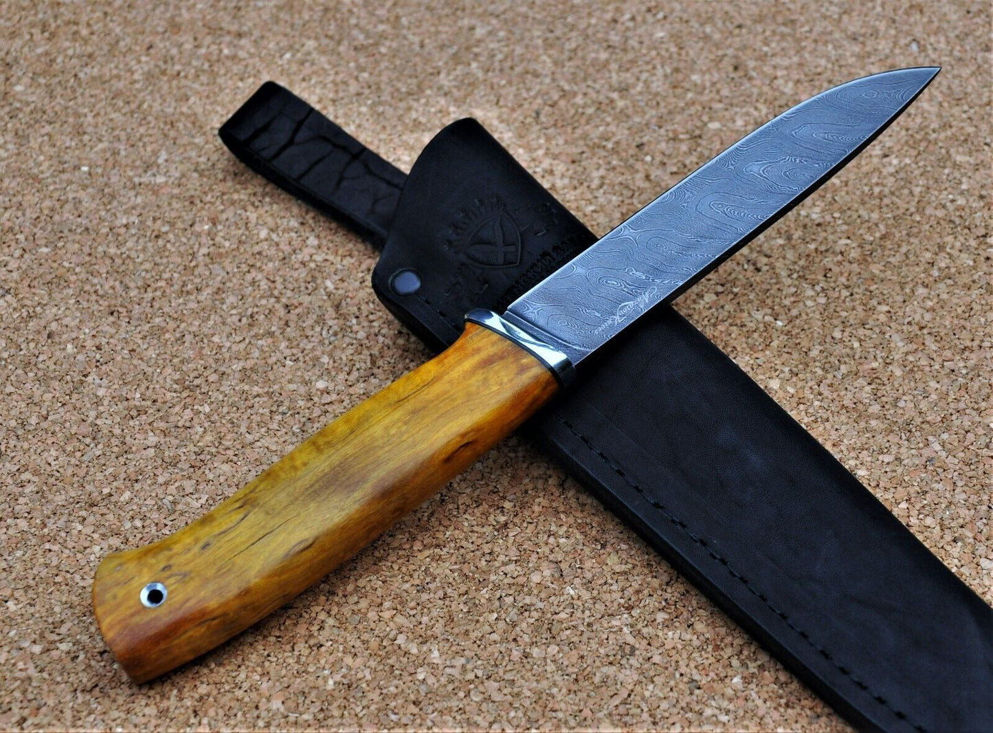 Damaszener Stahl Outdoor Damast Messer Nazarov Knives Handarbeit HRC62 Пантера