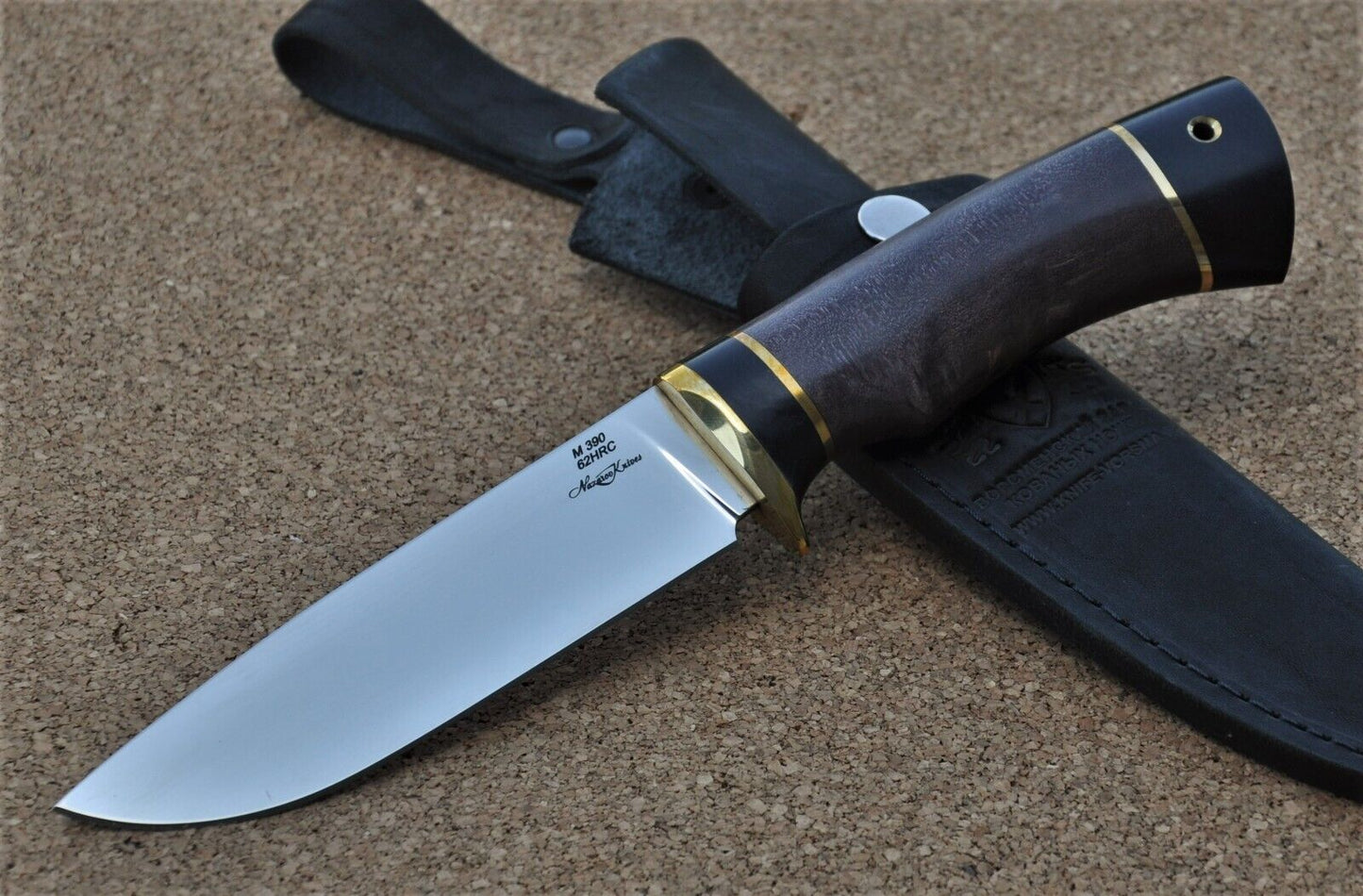 M390 Stahl ROSTFREI Outdoor Messer Nazarov Knives Handarbeit HRC62 Нептун