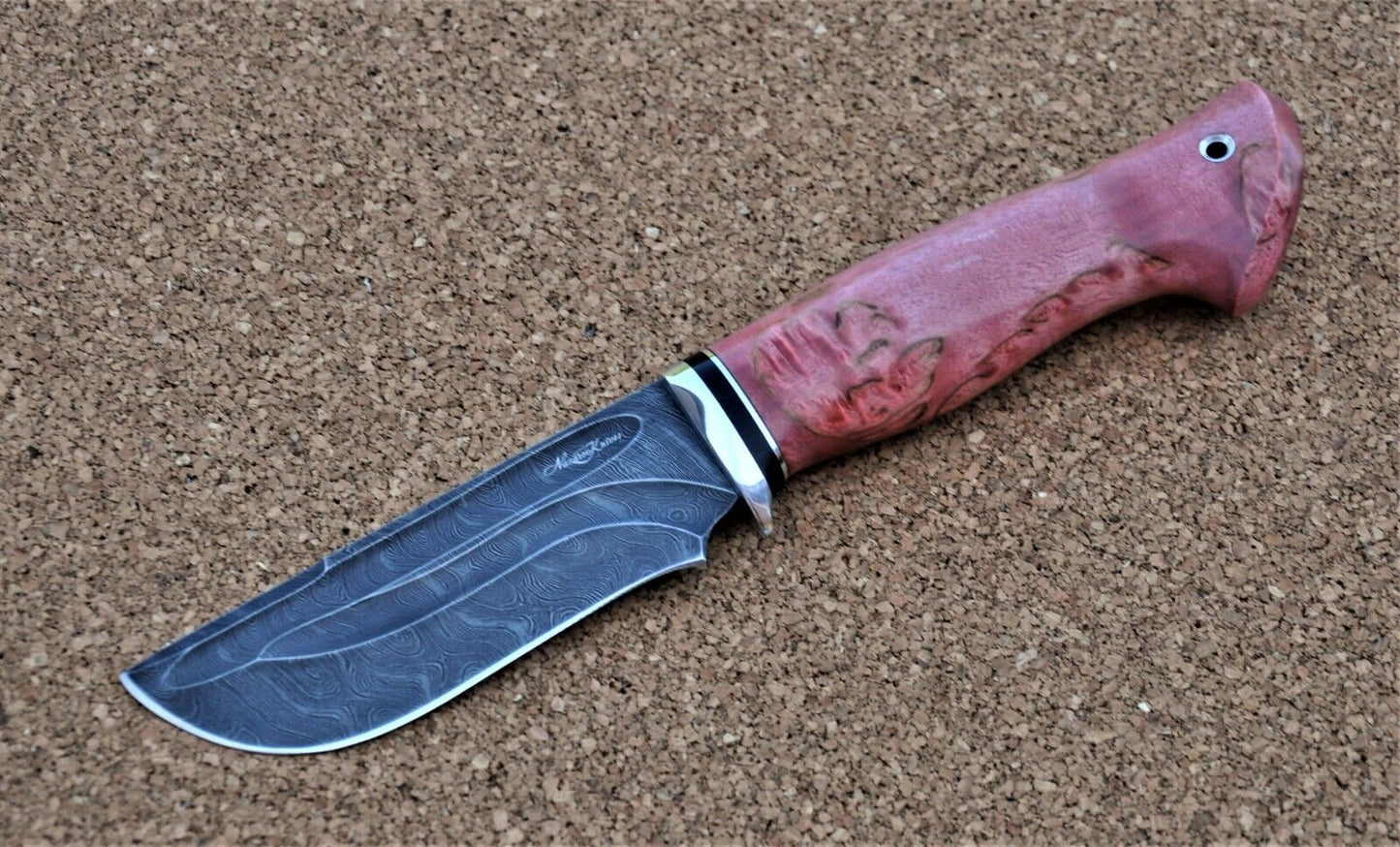 Damaszener Stahl Outdoor Jagd Damast Messer Nazarov Knives Handarbeit HRC62
