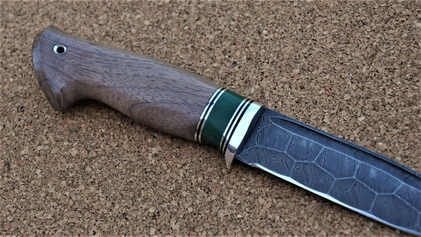 Damaszener Stahl Outdoor Jagd Damast Messer Nazarov Knives Handarbeit HRC62