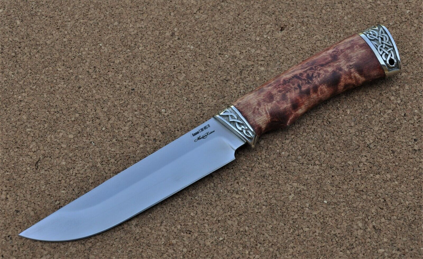 S390 Stahl ROSTFREI Outdoor Messer Nazarov Knives Handarbeit HRC70 Овод